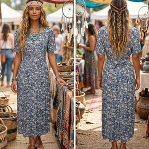 Vintage Coldwater Creek Pintuck Dress Size 18W